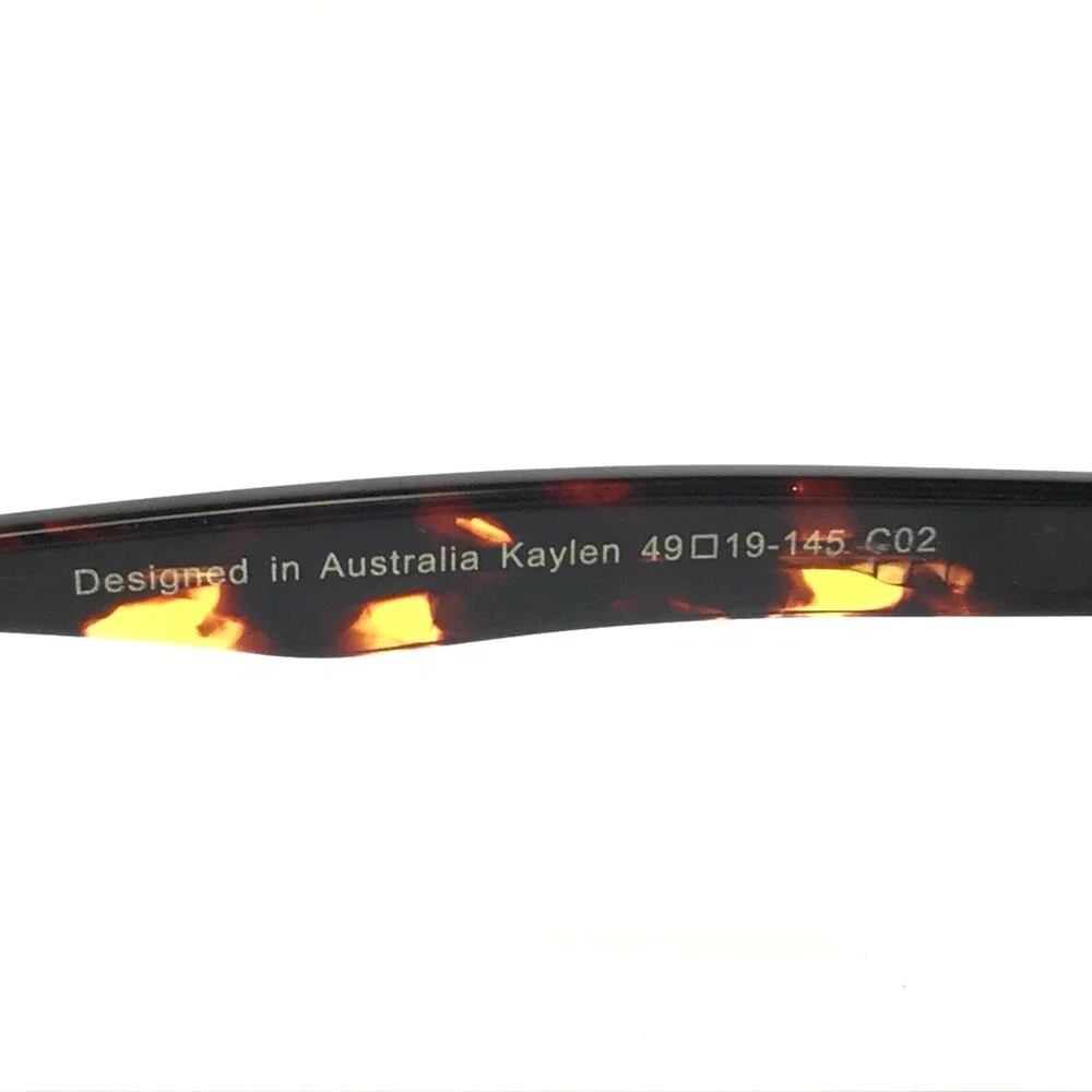 Iconik Eyeglasses Frames Kaylen C02 Brown Tortoise Square Full Rim 49-19-145